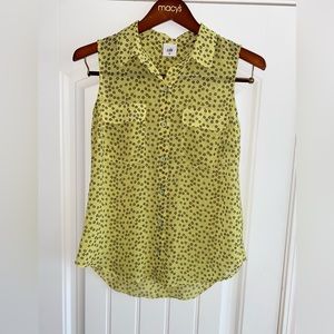 CAbi  Viola Daisy Blouse Style 5348 Sz XS